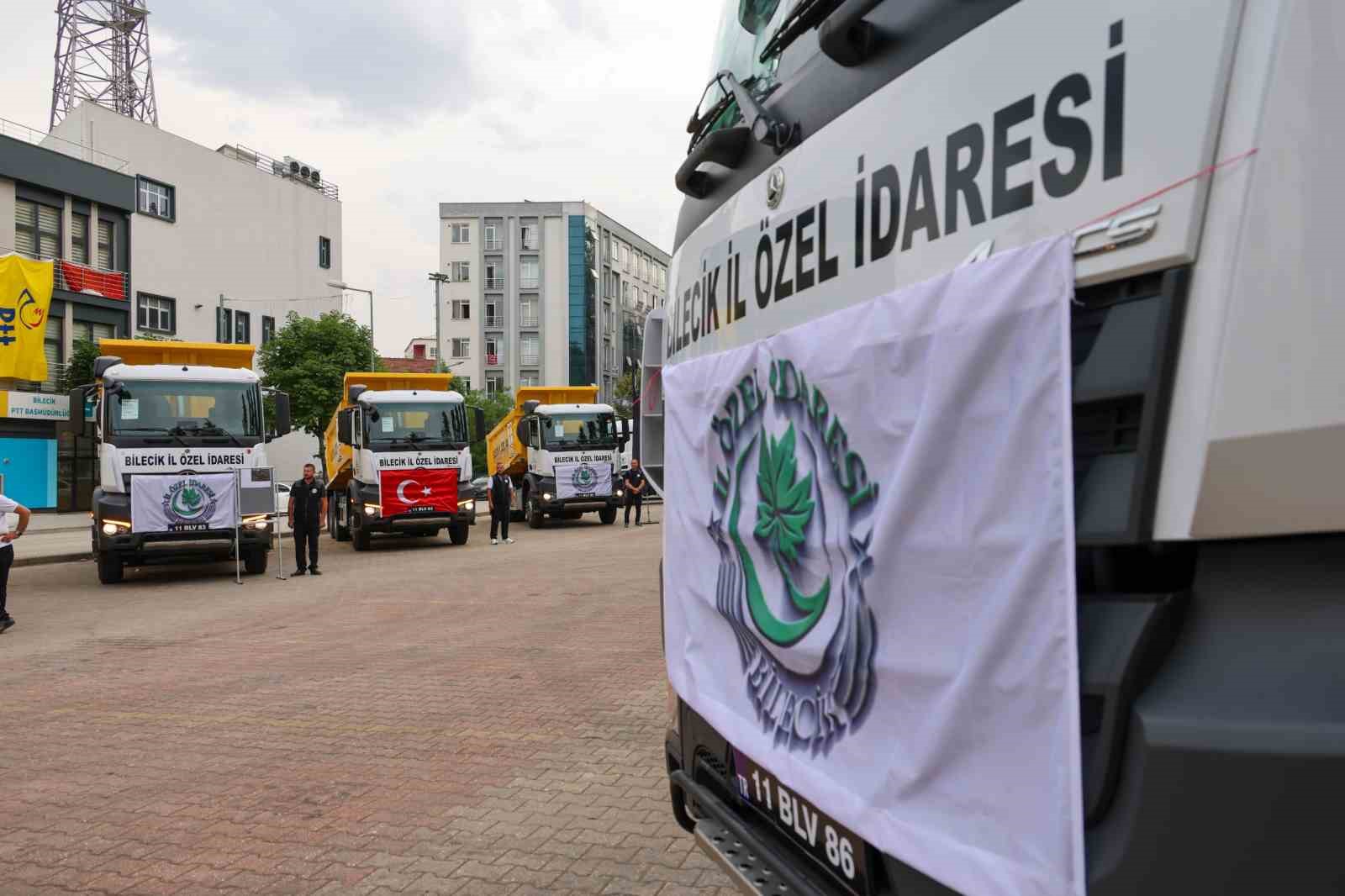 Bilecik İl Özel İdaresi'nden 9 Yeni Mercedes-Benz Arocs Kamyon Yatırımı