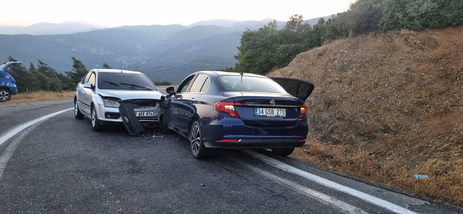 Gaziantep'te Kafa Kafaya Trafik Kazası