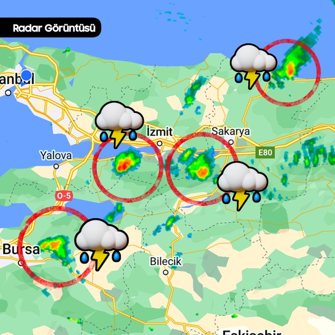 Marmara ve Batı Karadeniz İçin Hava Uyarısı