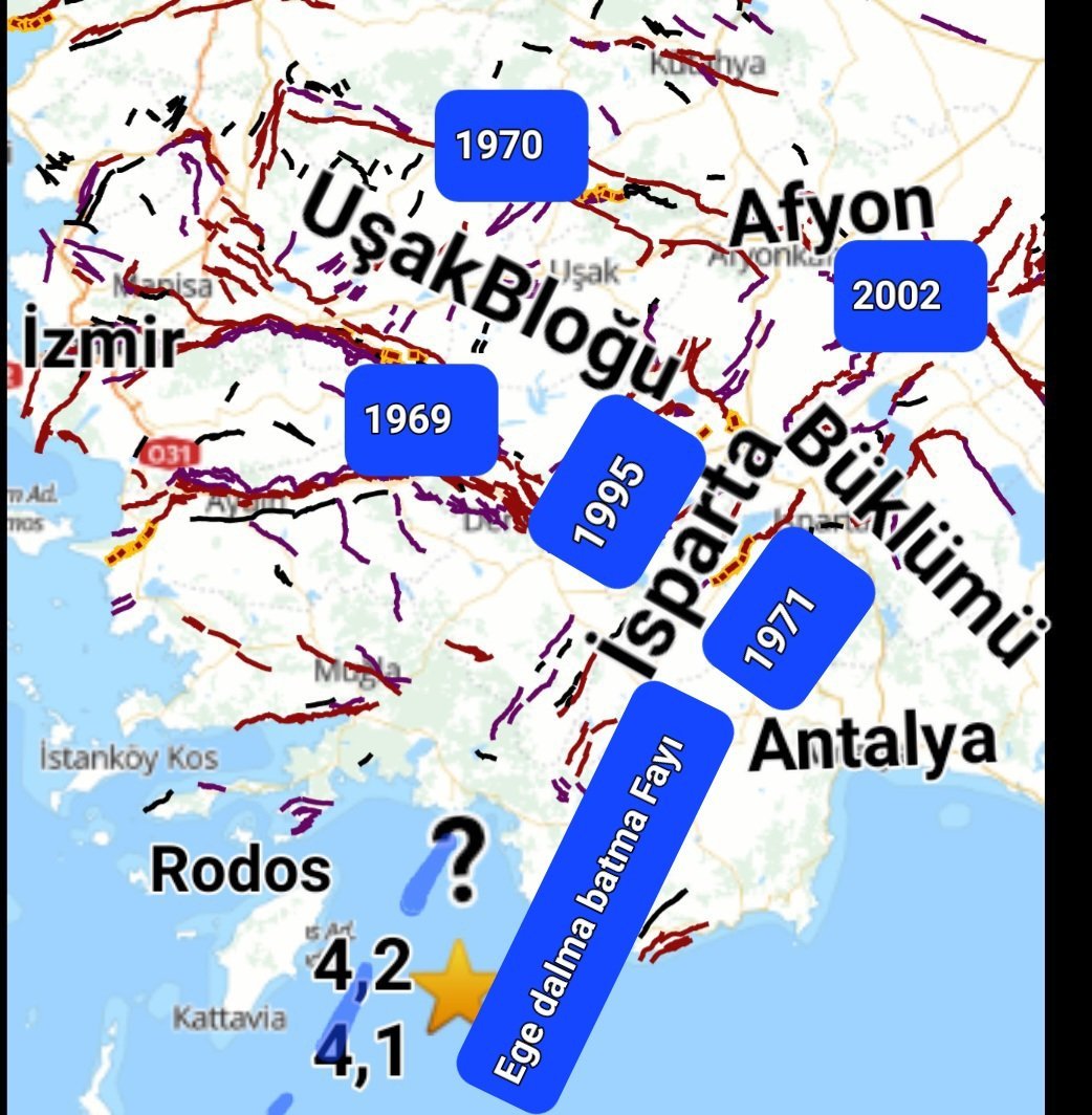 Rodos Adası'ndaki Sismik Aktivite ve Ege Bölgesi Üzerindeki Etkileri