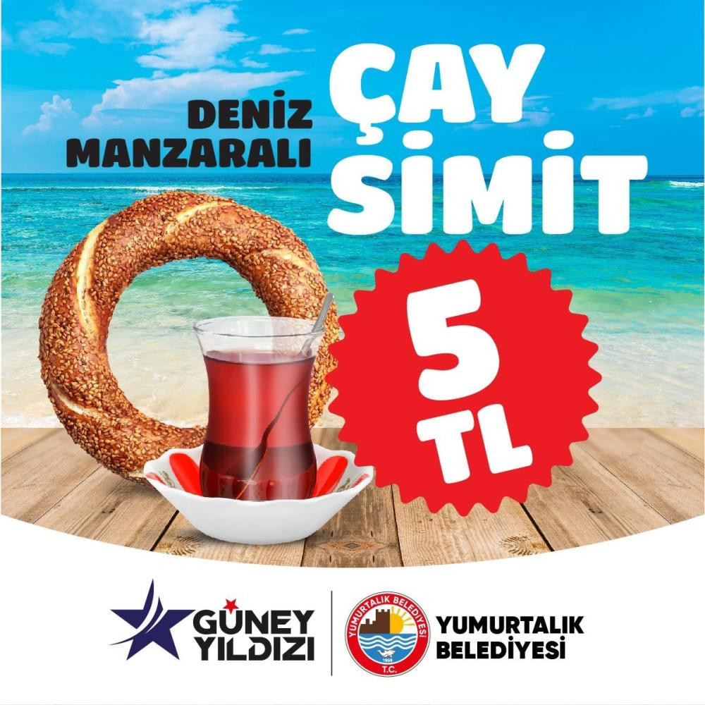 Yumurtalık Belediye Başkanı'ndan Uygun Fiyatlı Çay ve Simit Uygulaması