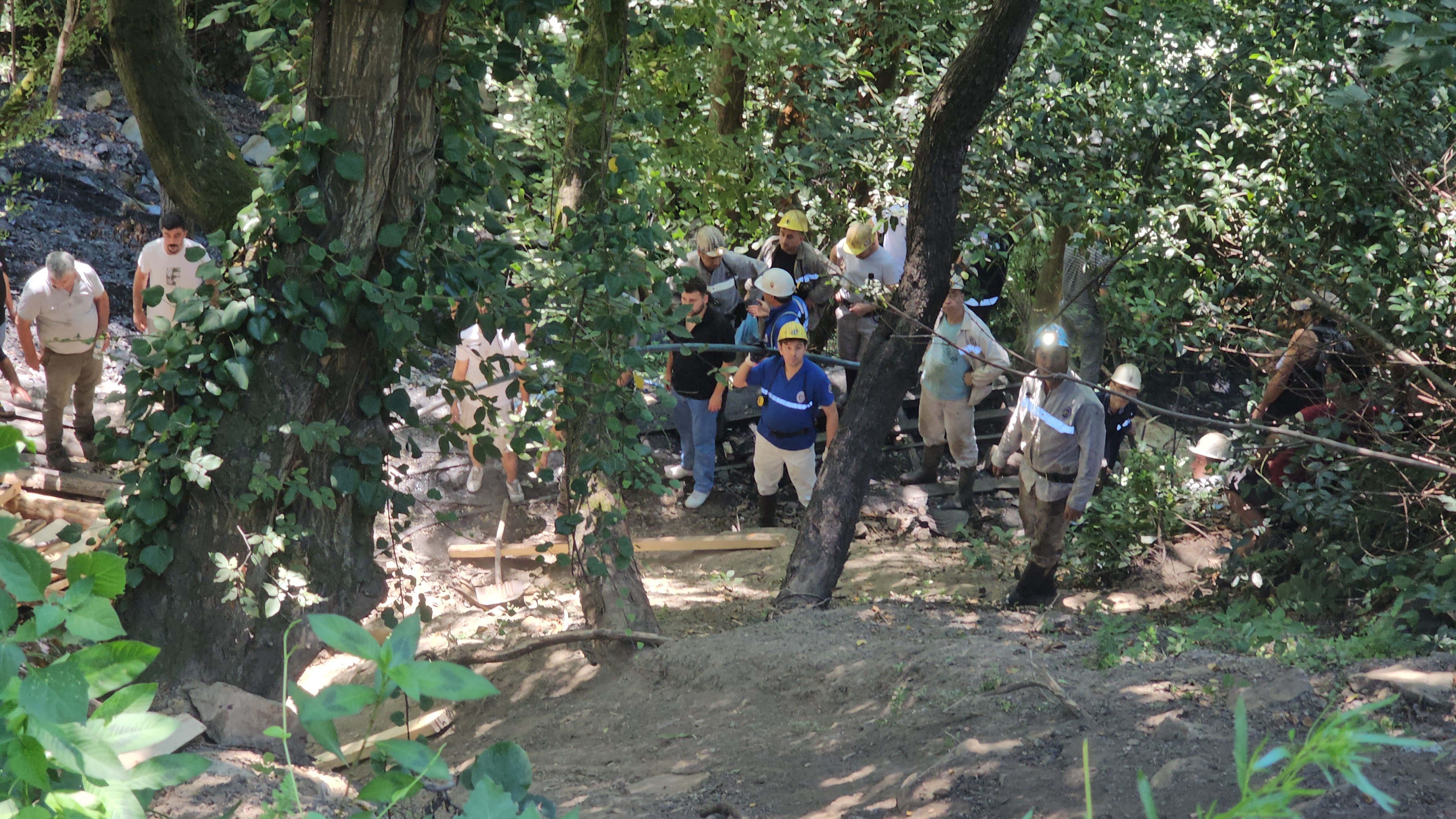 Zonguldak'ta Kaçak Kömür Ocağında Göçük Olayı