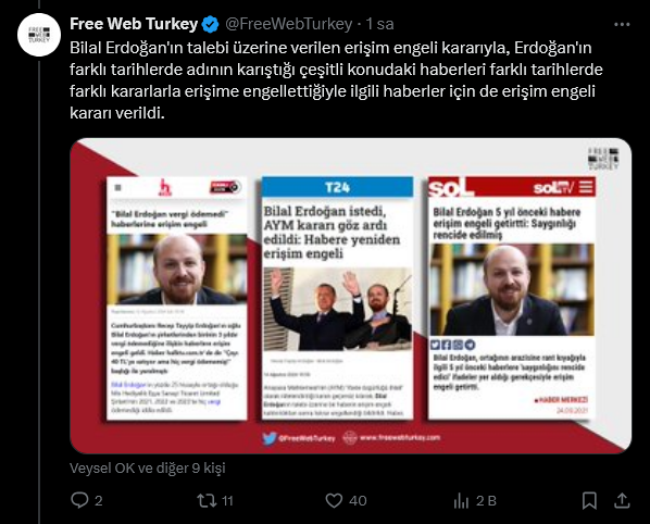 Bilal Erdoğan'ın Şirketine Yönelik Vergi İddiaları ve Erişim Engelleri