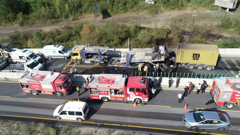 Bolu Dağı'nda Zincirleme Trafik Kazası