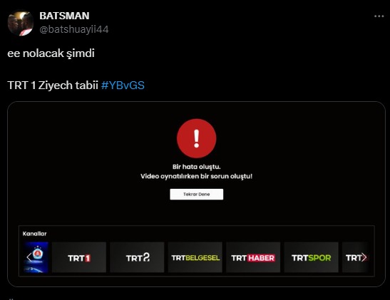 TRT Yayınında Yaşanan Sorunlar