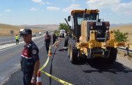 Aksaray'da Greyderle Çarpan İşçi Hayatını Kaybetti