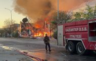 Gaziantep'te Halı Fabrikasında Yangın Çıktı