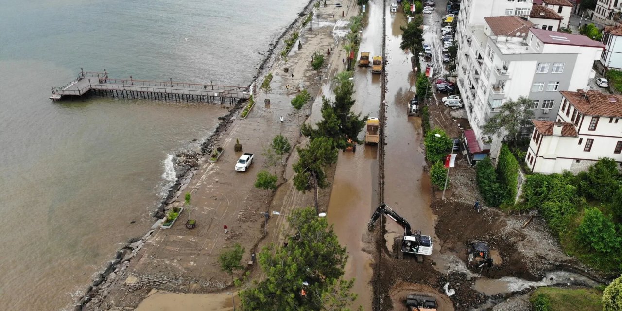 Ordu'da Yoğun Sağanak Yağışlar ve Su Baskınları