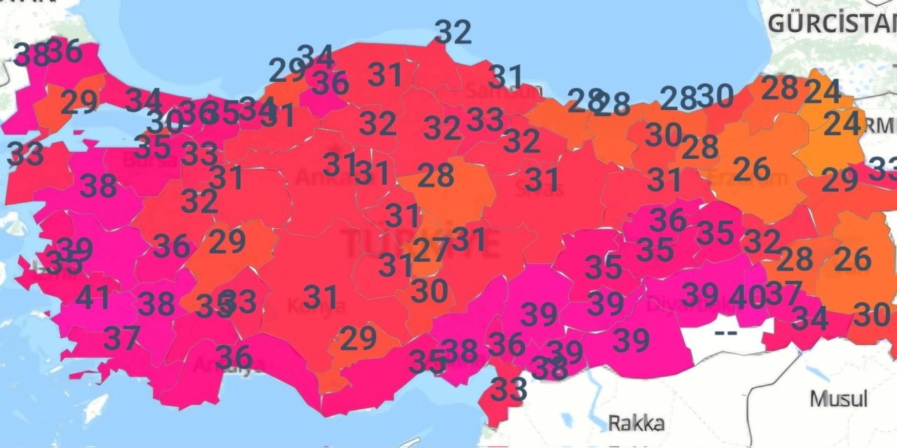 Türkiye'yi Saran Afrika Sıcak Hava Dalgası