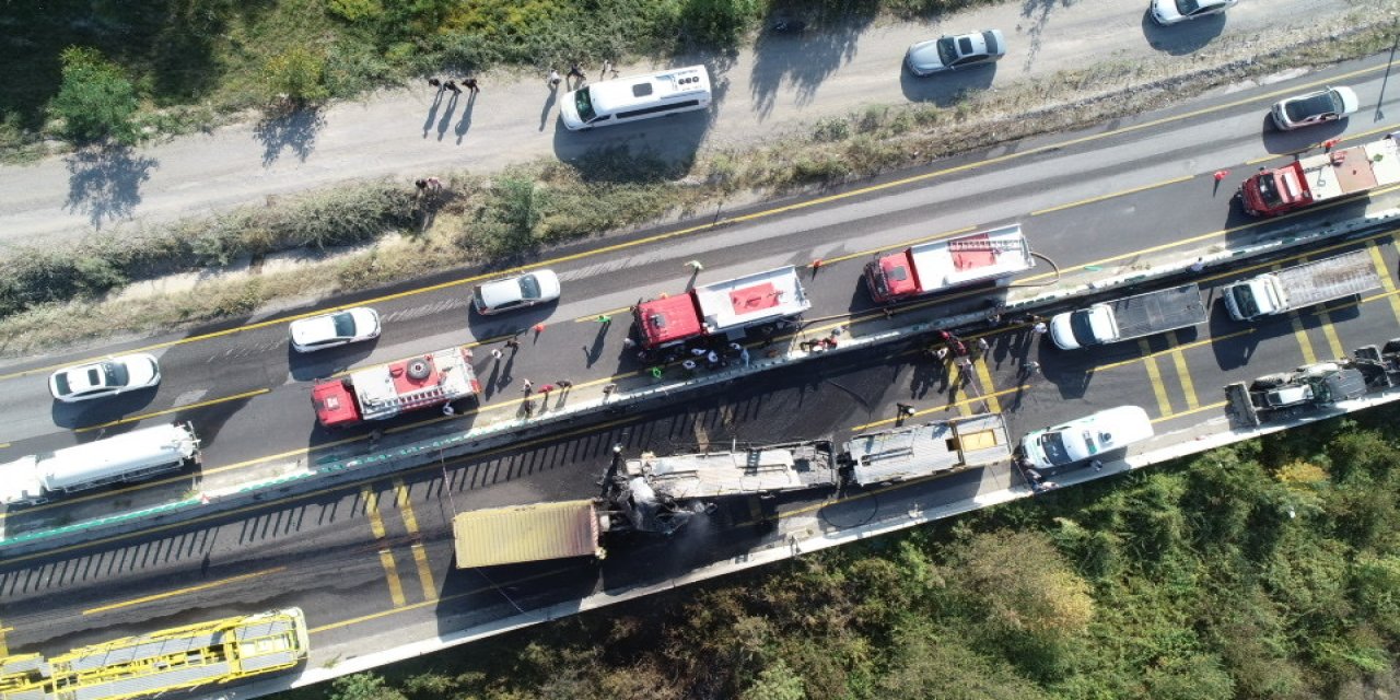 Bolu Dağı'nda Zincirleme Trafik Kazası: 1 Ölü, 7 Yaralı