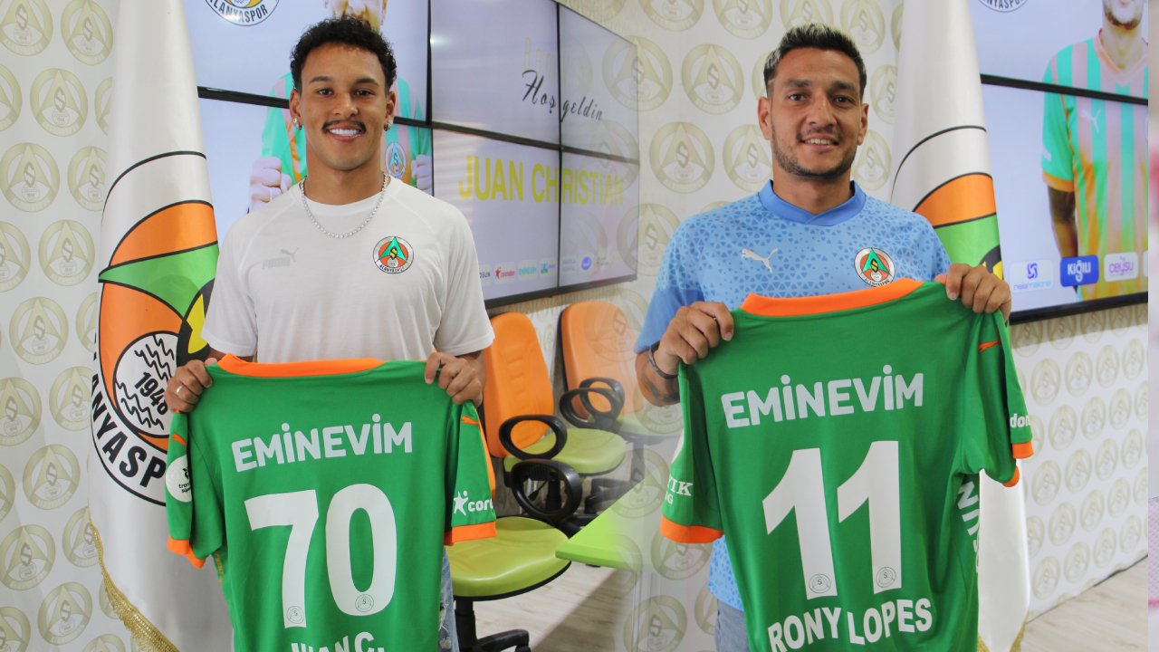 Corendon Alanyaspor'dan Rony Lopes ve Juan Christian Transferleri