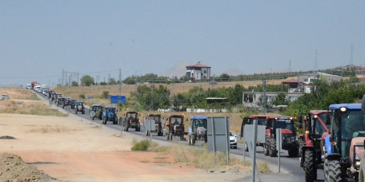 Kahramanmaraş'ta Çiftçiler Girdi Maliyetlerini Protesto Etti