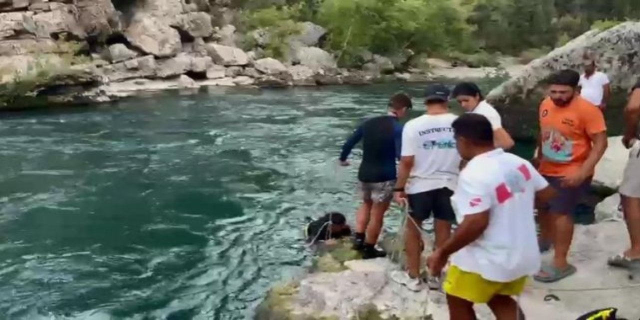 Manavgat'ta Irmakta Kaybolan Ahmet Yıldız İçin Arama Çalışmaları Devam Ediyor