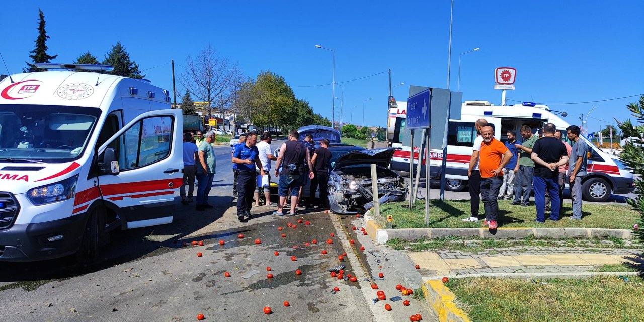 Tokat'ta Trafik Kazası: 6 Yaralı